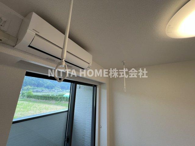 クレール丹波Ⅱの内装|物干し可能です(#^^#)