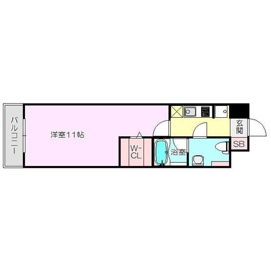 【間取り】 | アクアスイート新大阪