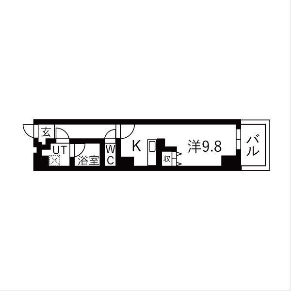 THE MUSE神屋町の間取り