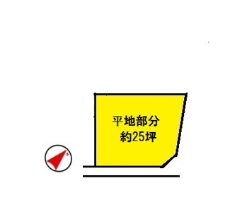 【土地図】 | 宇原２３３－３、４売土地