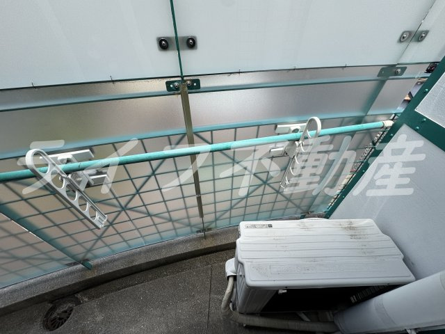 シティパレス21玉造のバルコニー|暖かな日差しのふりそそぐバルコニー