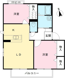【間取り】 | DAIKENN浜寺南町　F棟