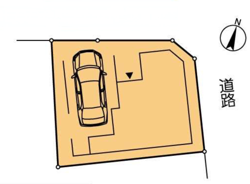 中古戸建　柏市明原4丁目の区画図