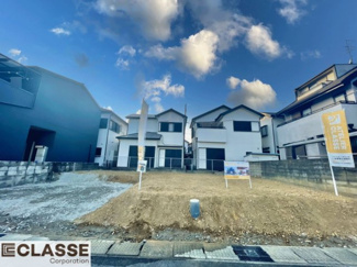 【前面道路含む現地写真】 | 宇治市伊勢田町砂田　売土地　建築条件無し