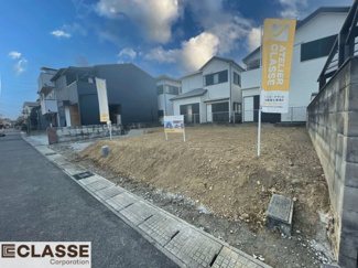 【前面道路含む現地写真】 | 宇治市伊勢田町砂田　売土地　建築条件無し