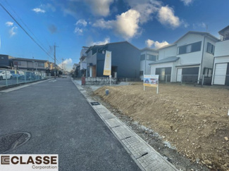 【前面道路含む現地写真】 | 宇治市伊勢田町砂田　売土地　建築条件無し