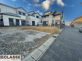 【前面道路含む現地写真】 | 宇治市伊勢田町砂田　売土地　建築条件無し