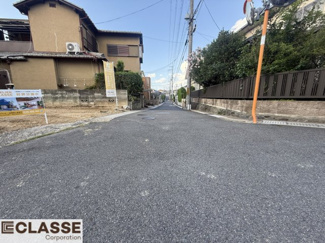 【前面道路含む現地写真】 | 宇治市広野町寺山　売土地　建築条件無し