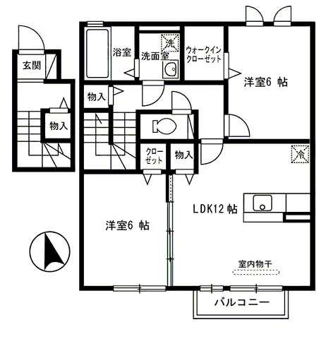 セントラルグレイスCの間取り