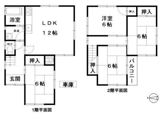 【間取り】 | 池田市豊島南１丁目　中古戸建