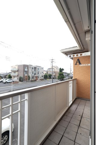 ラフォーレ福居11のバルコニー|2025年9月撮影。