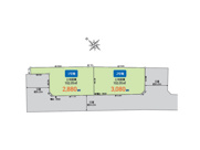 入間郡三芳町藤久保　建築条件無売地　全2区画　(ふじみ野店)の画像