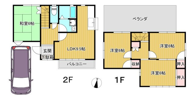 【間取り】 | 森崎６丁目中田邸