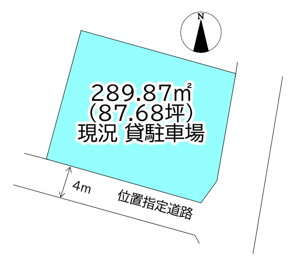 七宝台町　売土地の土地図