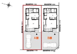 【区画図】 | 卸町新築戸建