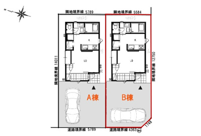 【区画図】 | 卸町新築戸建