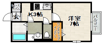 ピア東久代の間取り