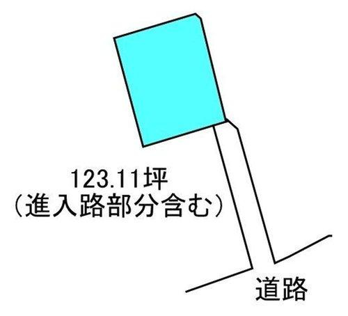 西泉町　売土地の区画図