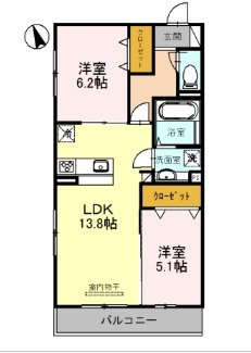 ルエスト・ラメールⅡの間取り