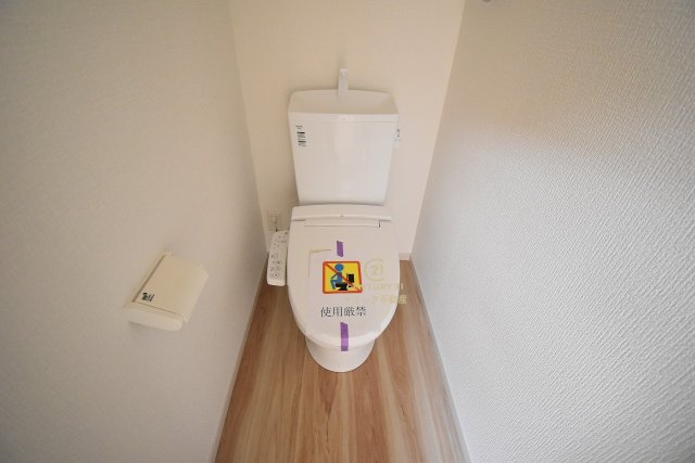 ケイアイフィット　水戸市酒門町　15期 　2のトイレ|１階と２階、２ヶ所に清潔なトイレ。
毎日使う空間と機能だから、いつまでも清潔なスペースであってほしいのがトイレです。