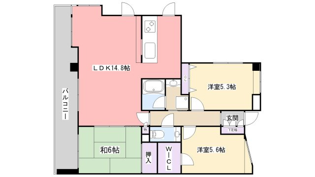 ラ・フォレ21の間取り