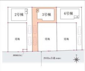 【区画図】 | さいたま市緑区美園　未入居中古戸建て