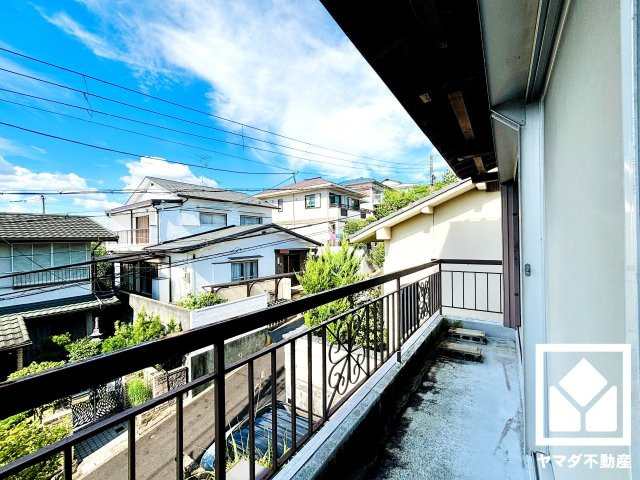 八幡市橋本栗ケ谷のバルコニー