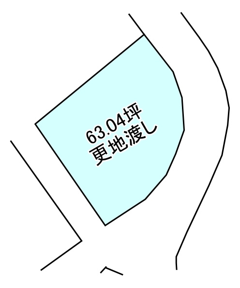 城下町　売土地の土地図