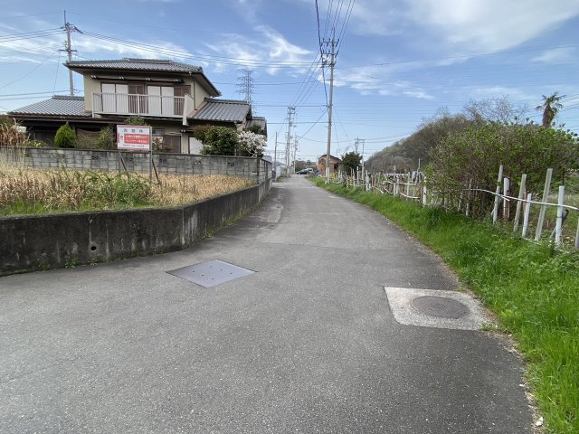 城下町　売土地の前面道路含む現地写真
