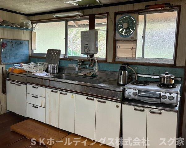 綾部市鍛治屋町古民家のキッチン