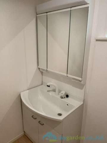 秦野市曽屋第27　新築戸建　全3棟3号棟の独立洗面台