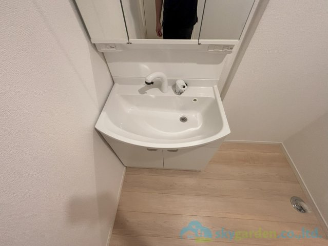 秦野市曽屋第27　新築戸建　全3棟3号棟の独立洗面台