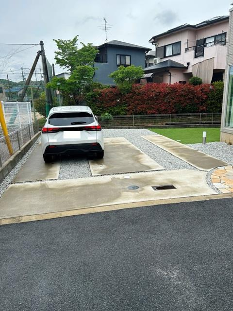 中町戸建の駐車場|駐車場完備です