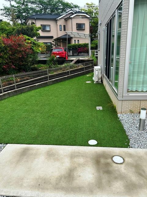 中町戸建の庭|たまにはお庭で休日を過ごしてみるのもよいかもしれません