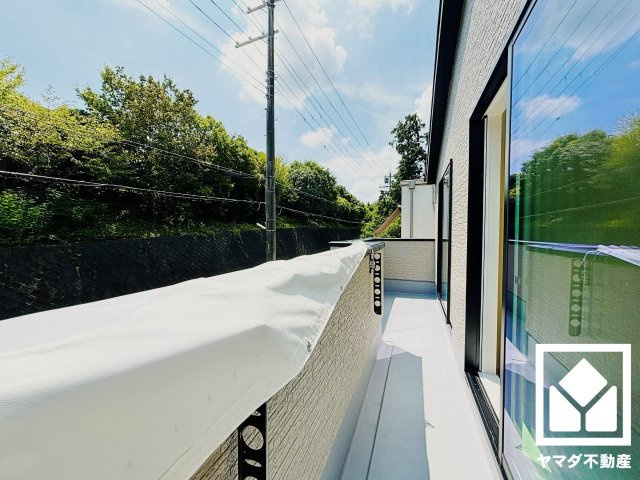 大津市月輪５丁目　24-2期　1号棟のバルコニー