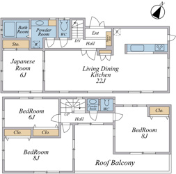 目黒区大岡山1丁目　中古戸建の画像