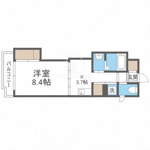 天満アパートメントの間取り