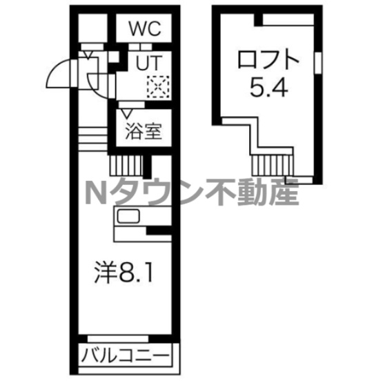 【間取り】 | ウェルストン車道 | 間取りです。