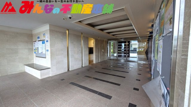 エバーライフ久留米南ウエストコートのエントランス