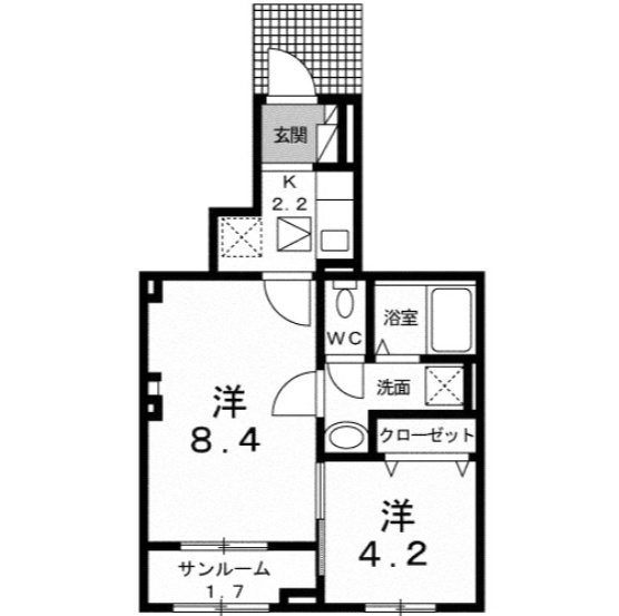 【間取り】 | ラ・フェリーチェ　Ａ