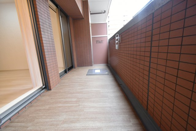 プレジオさくら夙川のバルコニー