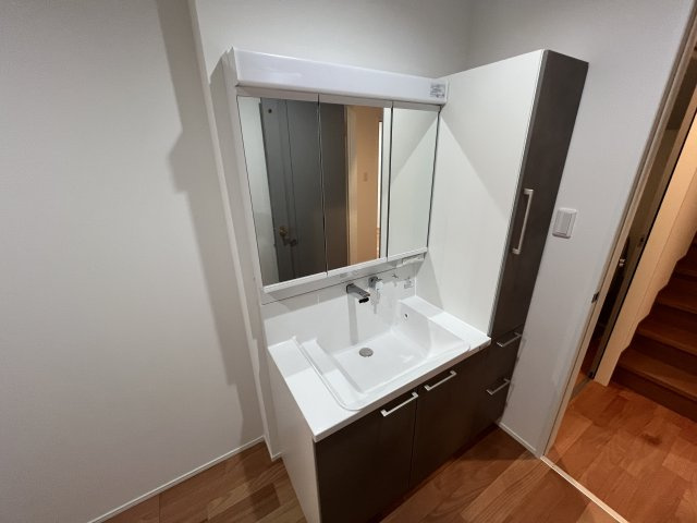 仲介手数料不要！東根市神町東三丁目B棟の脱衣所