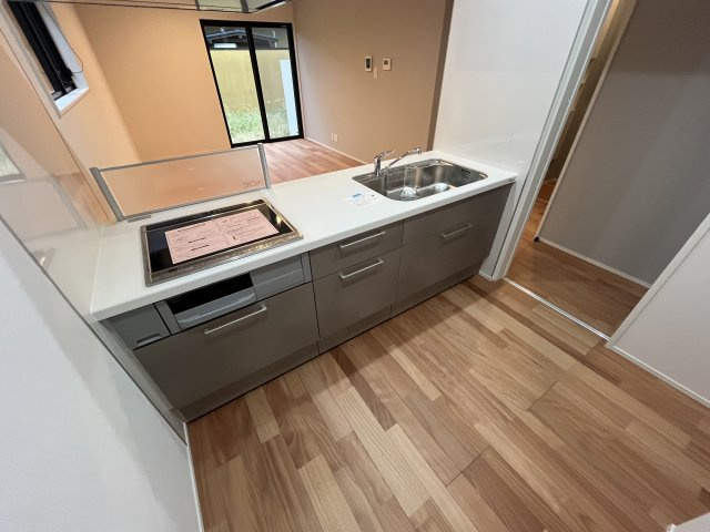 仲介手数料不要！東根市神町東三丁目B棟のキッチン|きれいなキッチンです