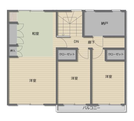 【間取り】 | 高知市高須３丁目 | ３階
