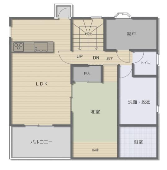 【間取り】 | 【商談中】高知市高須３丁目 | ２階