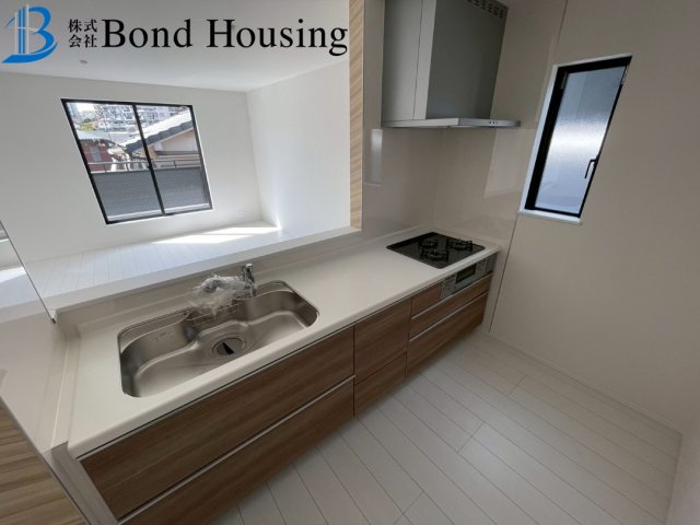 性能評価取得物件　中朝霧丘46全1棟　新築戸建のキッチン