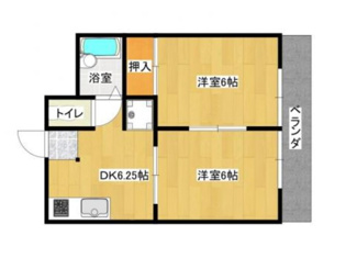 【間取り】 | メゾン・リトルウッズB棟