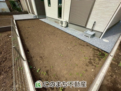 【庭】 | ワイウッドコート宇都宮市兵庫塚第1期　2号棟 | お子様の水遊びにもぴったりなお庭です☆
