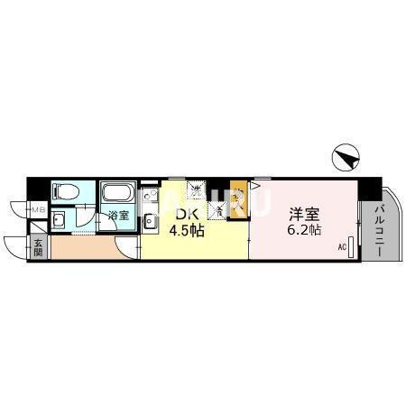 シャルマンハイム大淀の間取り