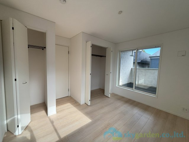 秦野市曽屋第27　新築戸建　全3棟2号棟の寝室